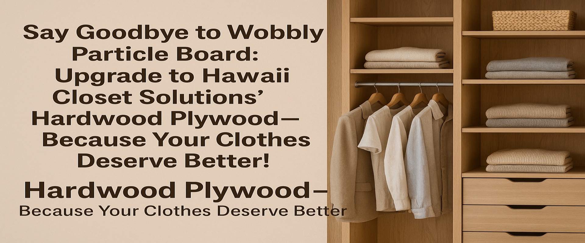Say Goodbye to Wobbly Particle Board